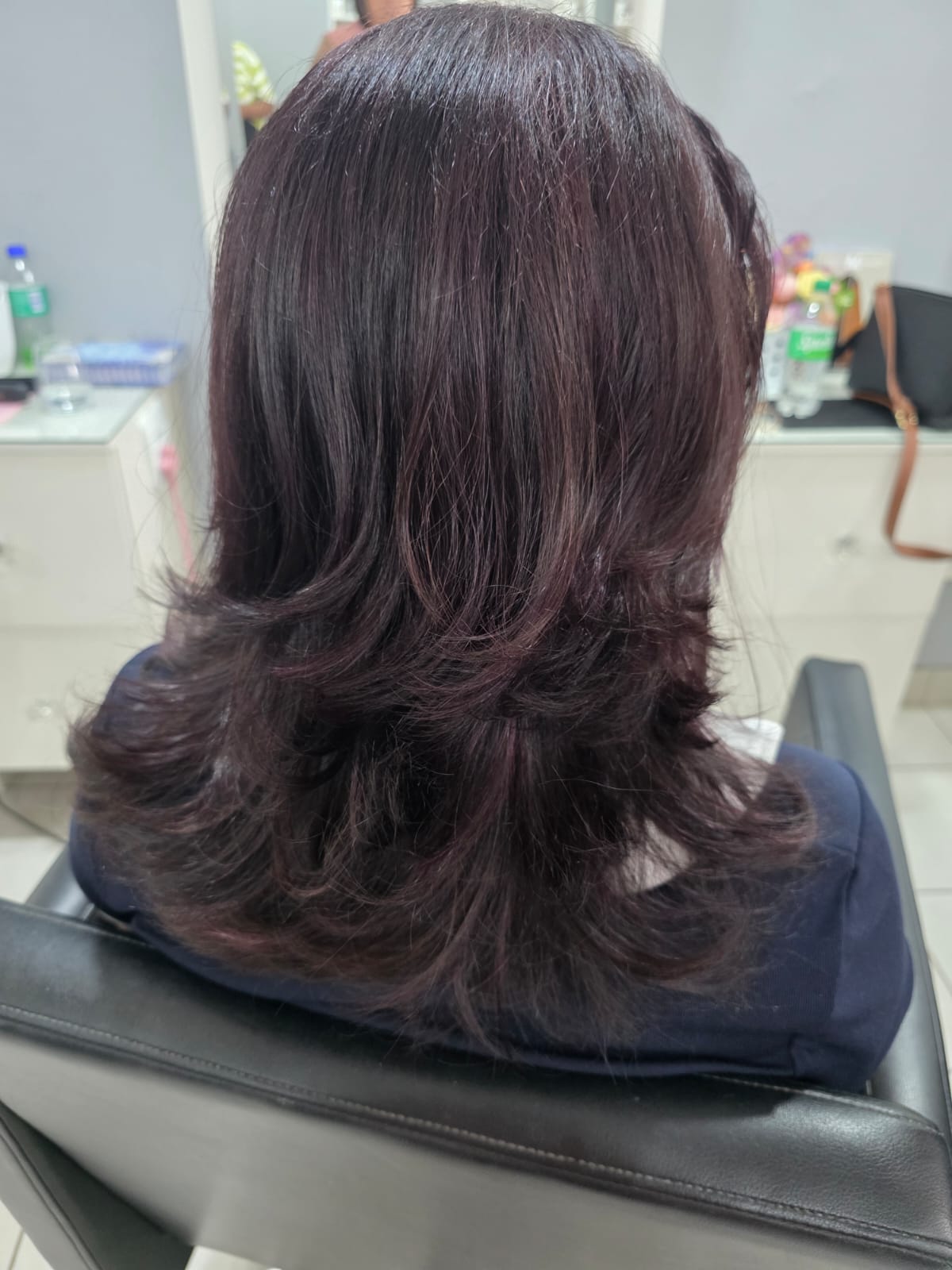 Deep plum brunette