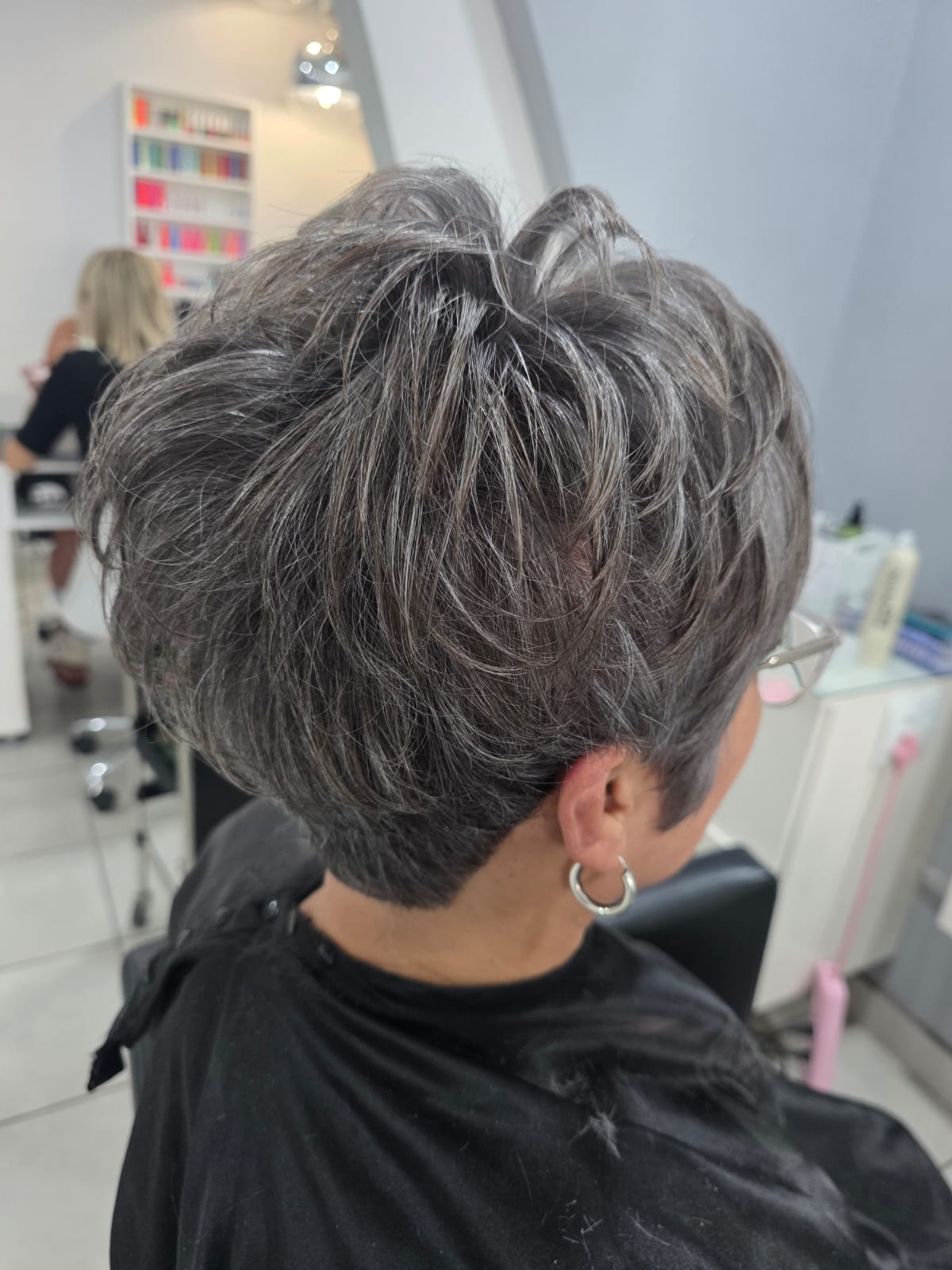 Silver layered pixie