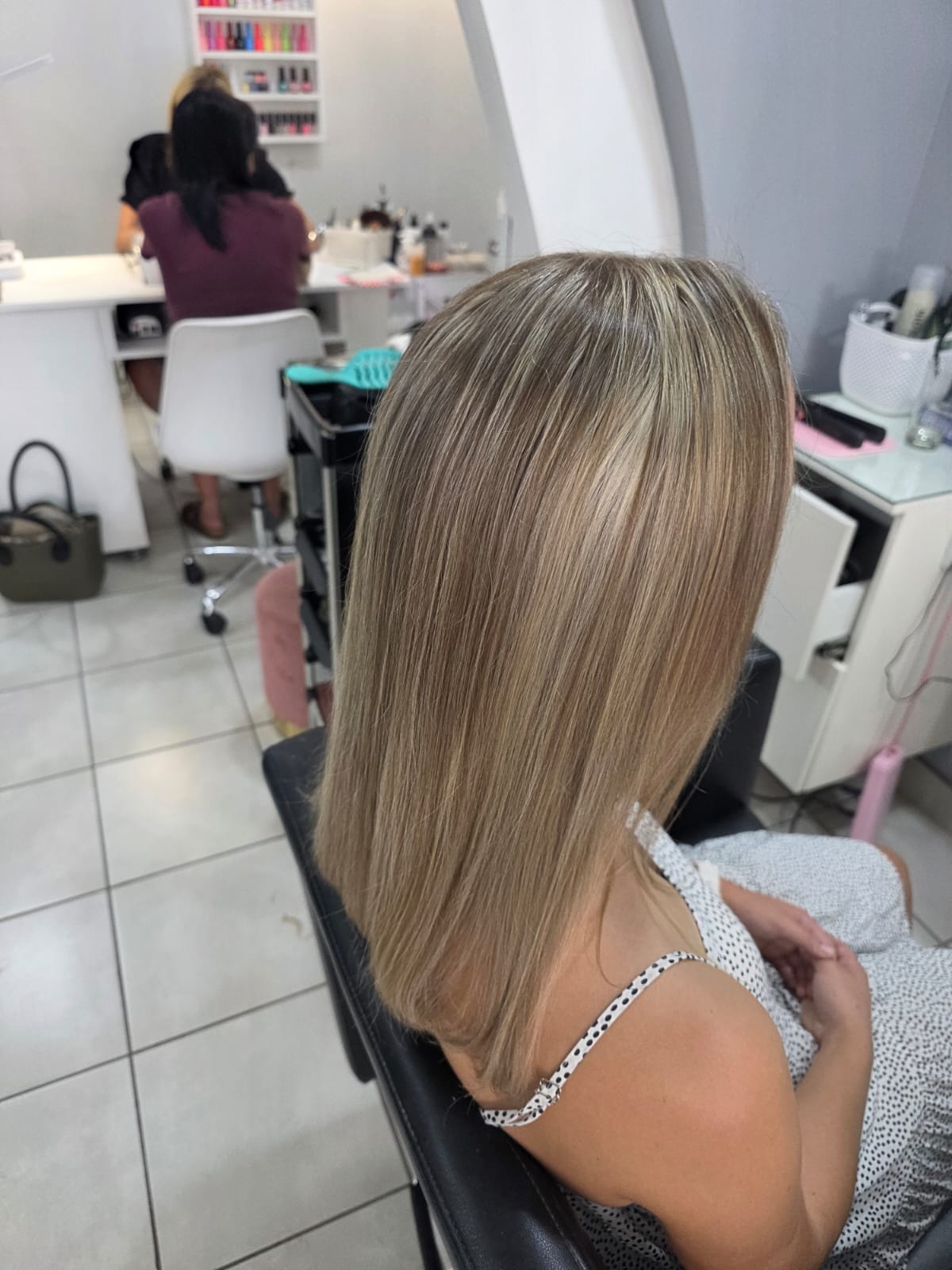 Honey blonde highlights